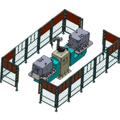 2 Axis Manipulator Mesin Las Robot untuk Tank